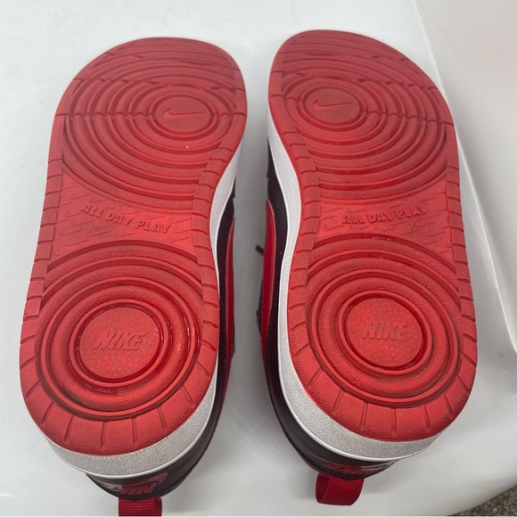 Nike Court Borough 7Y Color Black/University Red-White Size Women's 8.5 / Men 7 - Picture 8 of 8